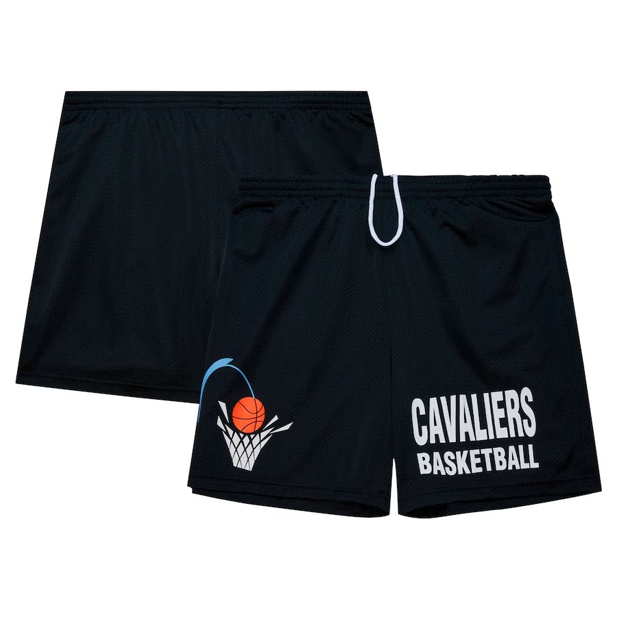 2025 Men NBA Cleveland Cavaliers Black Shorts